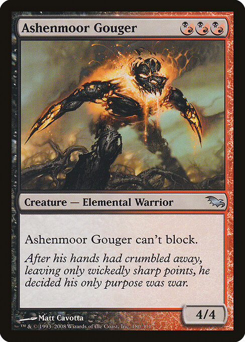 Ashenmoor Gouger — art by Matt Cavotta