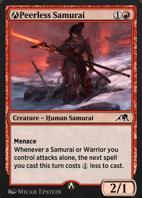 A-Peerless Samurai — art by Micah Epstein
