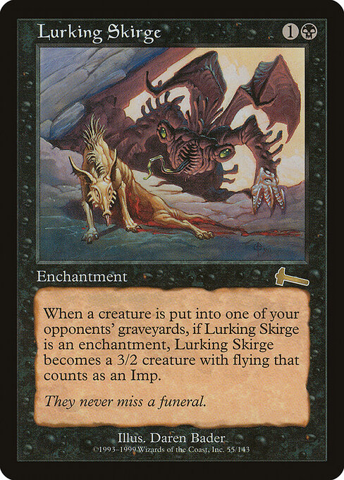 Lurking Skirge — art by Daren Bader