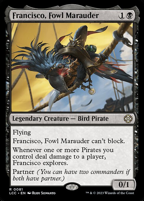 Francisco, Fowl Marauder — art by Rudy Siswanto