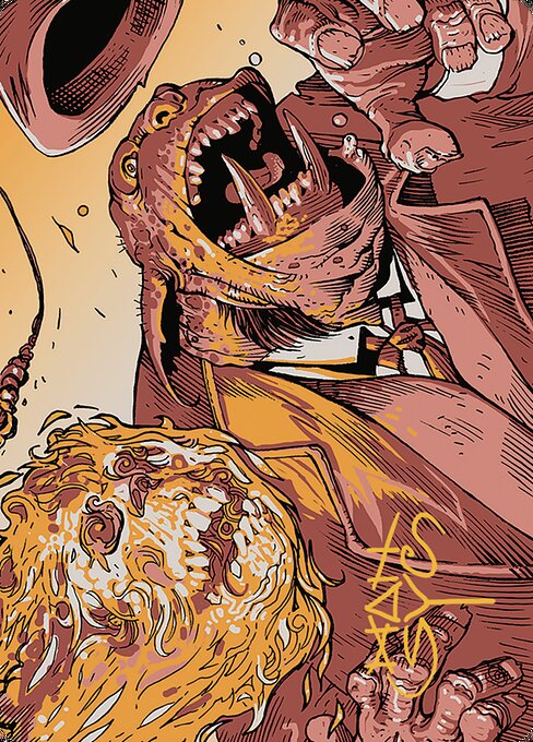 Skullcrack // Skullcrack — art by Mark A. Nelson