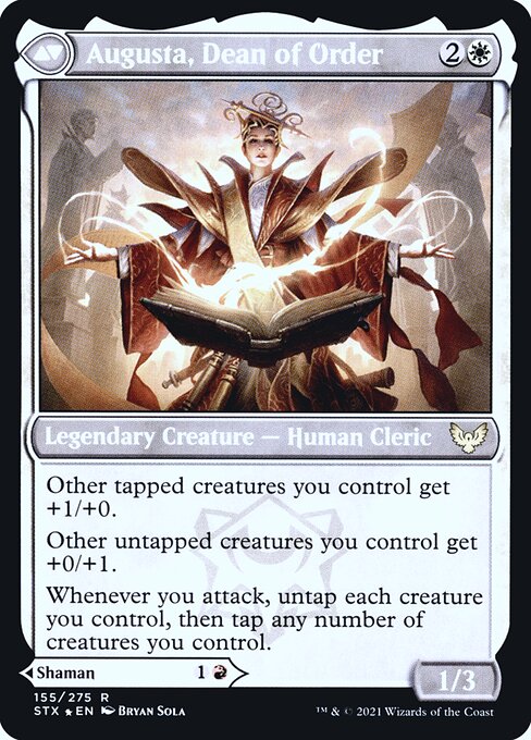 Plargg, Dean of Chaos // Augusta, Dean of Order — art by Bryan Sola
