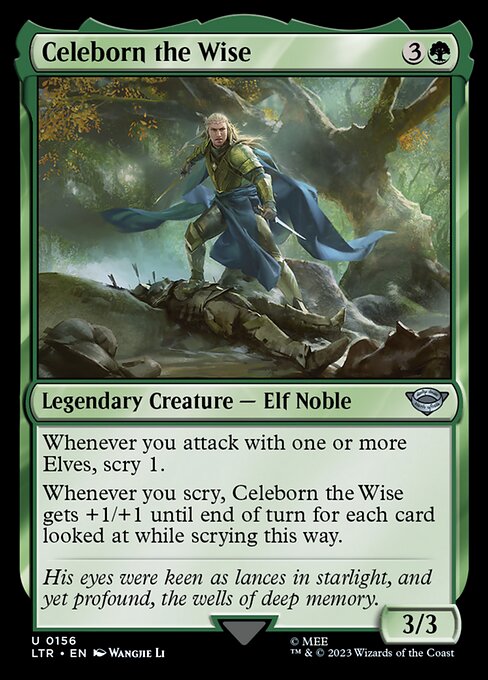 Celeborn the Wise — art by Wangjie Li