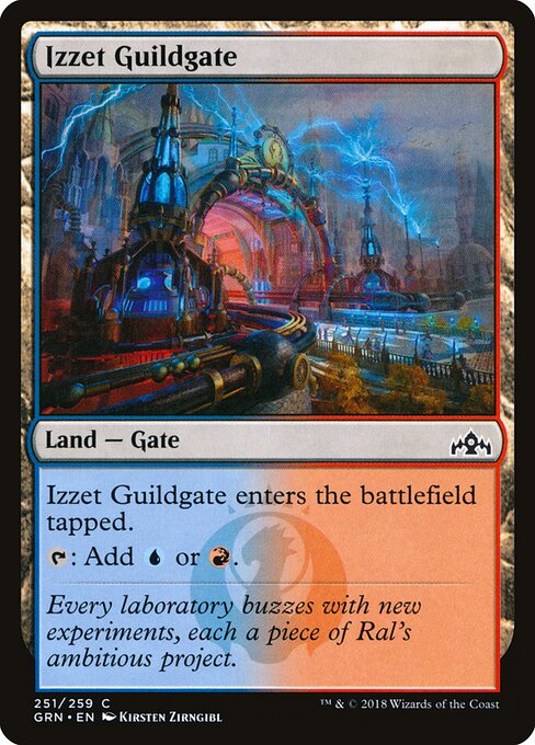 Izzet Guildgate — art by Kirsten Zirngibl