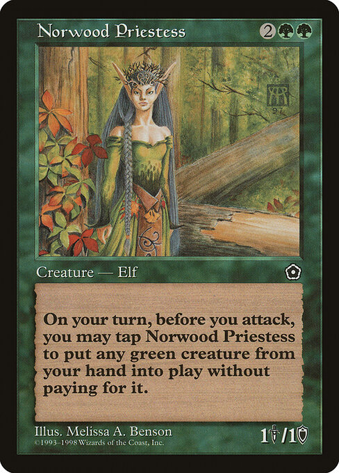 Norwood Priestess — art by Melissa A. Benson