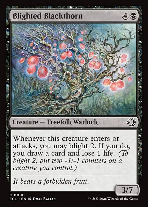 Blighted Blackthorn — art by Omar Rayyan