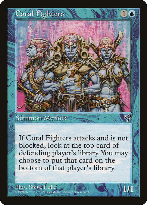 Coral Fighters — art by Steve Luke