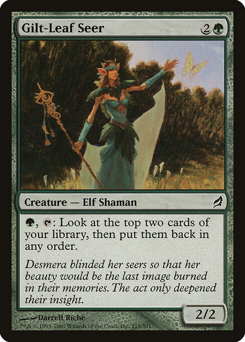 Gilt-Leaf Seer — art by Darrell Riche
