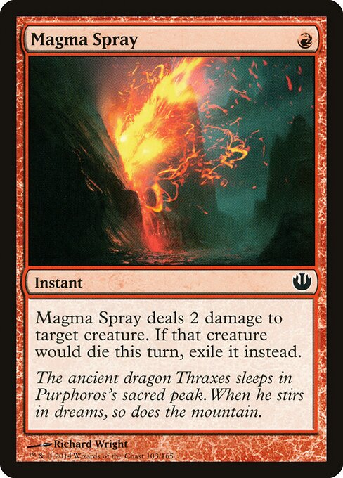 Magma Spray — art by Richard Wright