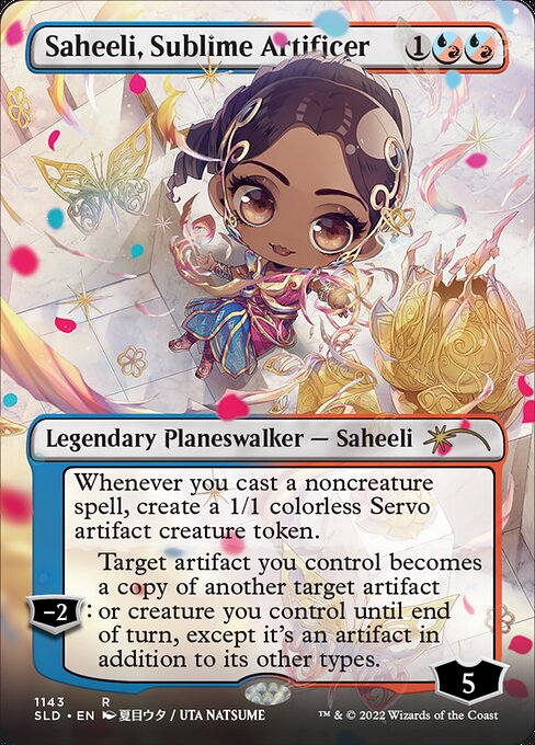 Saheeli, Sublime Artificer — art by Uta Natsume