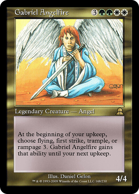 Gabriel Angelfire — art by Daniel Gelon