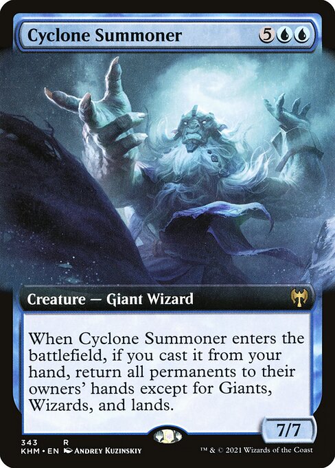 Cyclone Summoner — art by Andrey Kuzinskiy