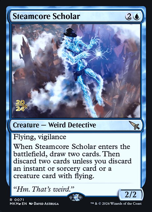 Steamcore Scholar — art by David Astruga