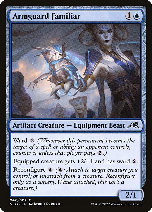 Armguard Familiar — art by Joshua Raphael