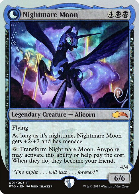 Nightmare Moon // Princess Luna — art by John Thacker
