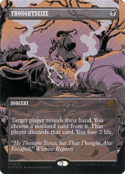 Thoughtseize — art by William Tempest