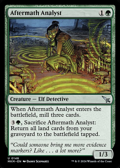 Aftermath Analyst — art by Danny Schwartz