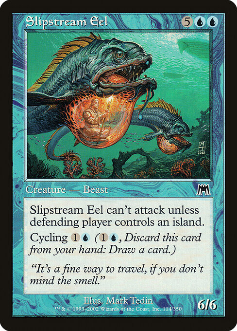 Slipstream Eel — art by Mark Tedin
