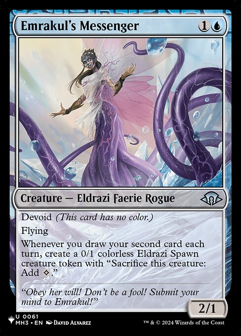 Emrakul's Messenger — art by David Álvarez