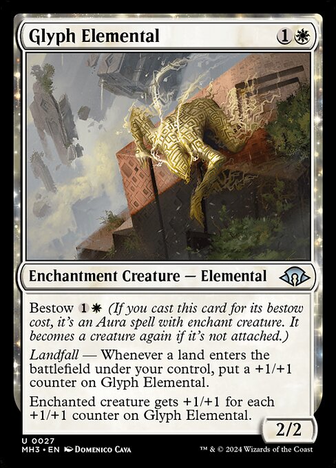 Glyph Elemental — art by Domenico Cava