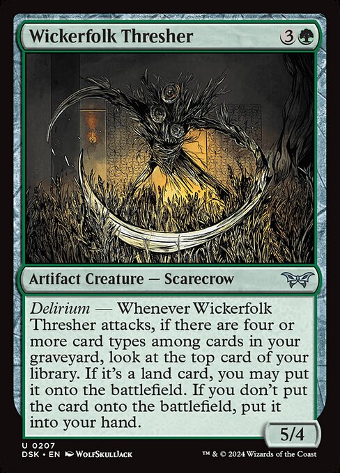 Wickerfolk Thresher — art by WolfSkullJack