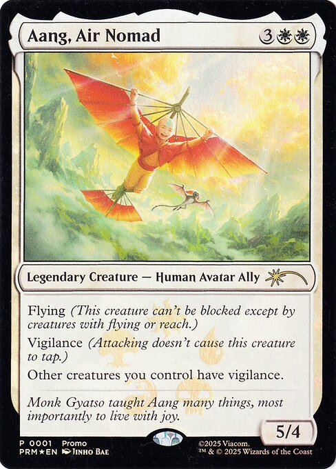 Aang, Air Nomad — art by Jinho Bae