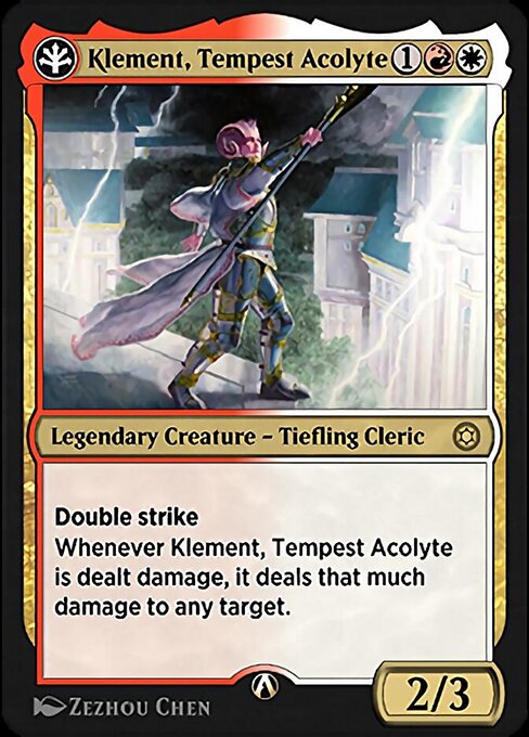 Klement, Tempest Acolyte — art by Zezhou Chen