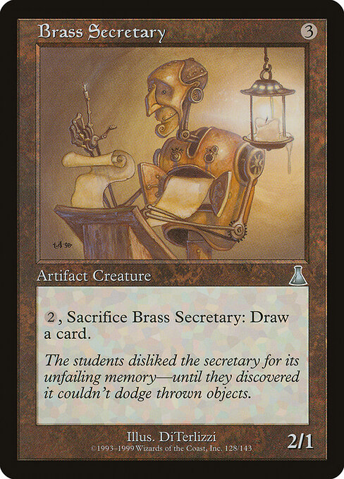 Brass Secretary — art by DiTerlizzi