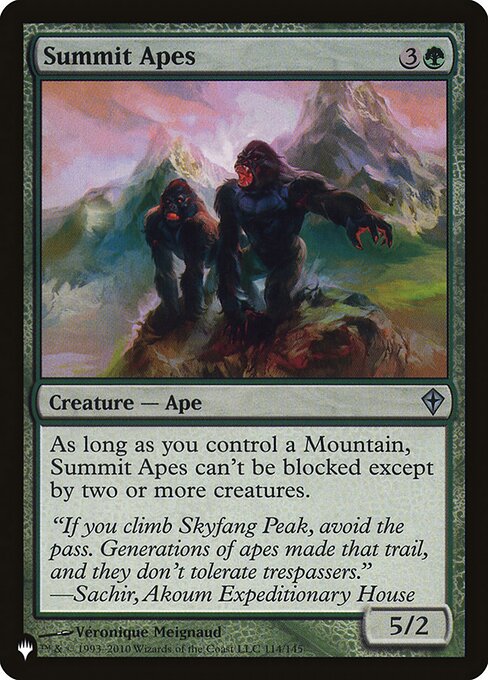 Summit Apes — art by Véronique Meignaud