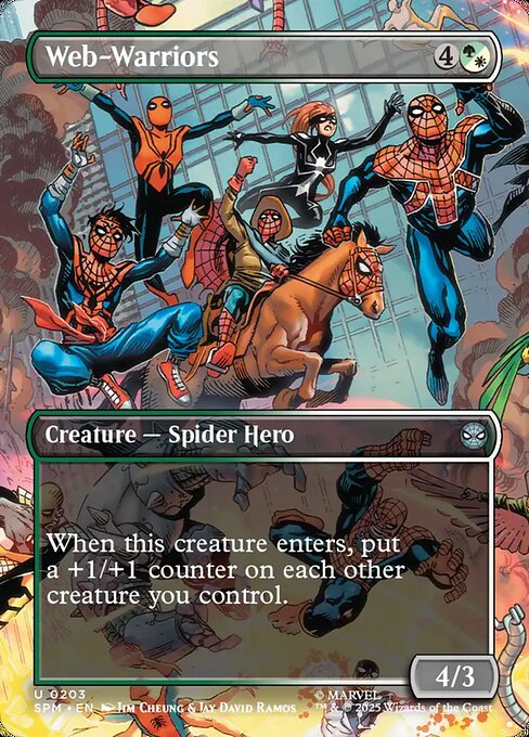 Web-Warriors — art by Jim Cheung & Jay David Ramos