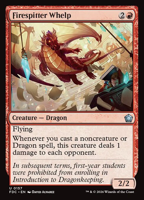 Firespitter Whelp — art by David Álvarez