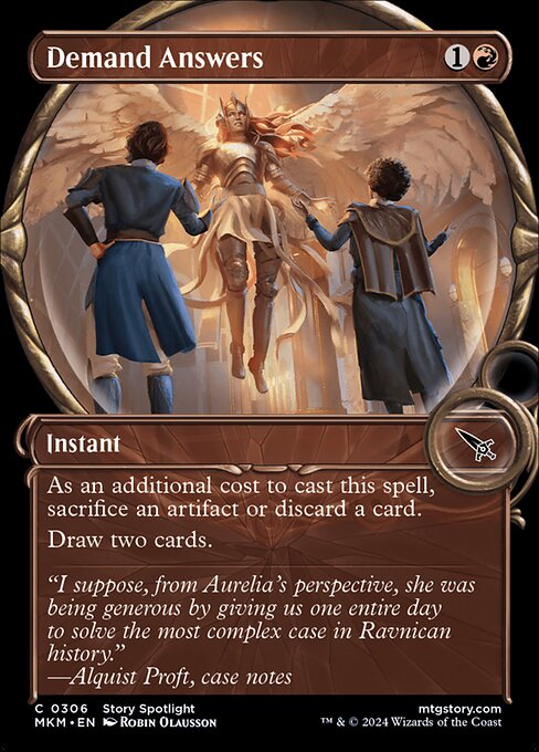 Demand Answers — art by Robin Olausson
