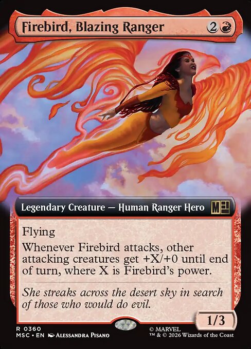 Firebird, Blazing Ranger — art by Alessandra Pisano