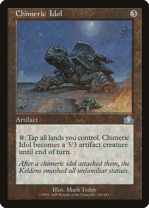 Chimeric Idol — art by Mark Tedin