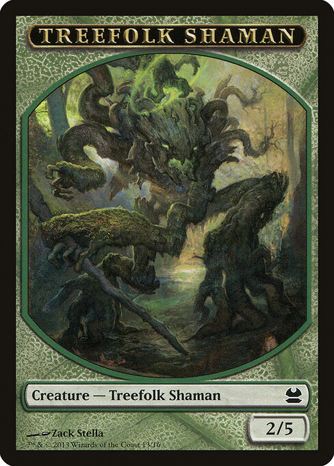 Treefolk Shaman — art by Zack Stella