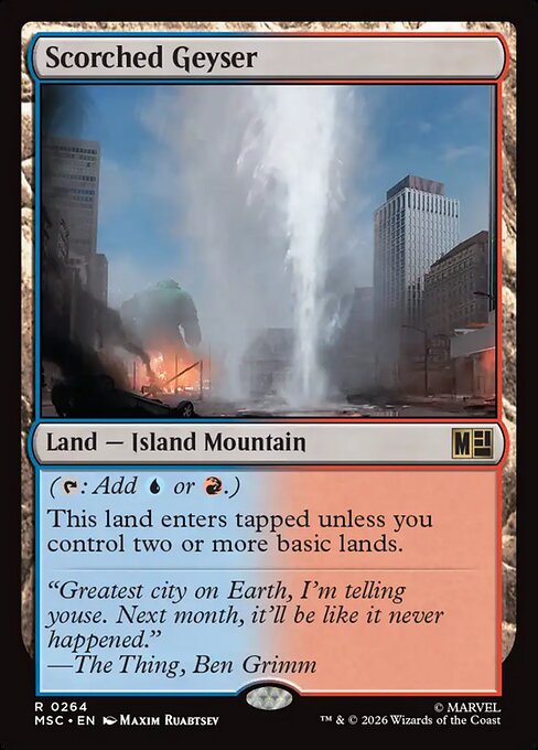 Scorched Geyser — art by Maxim Ruabtsev