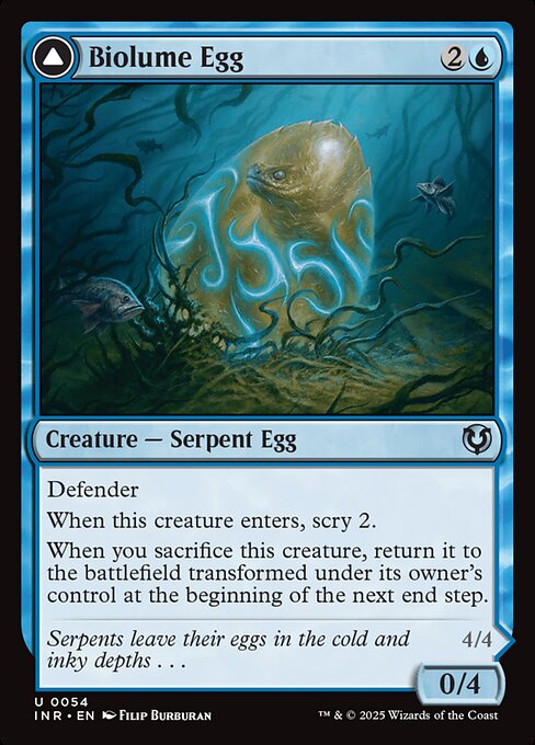 Biolume Egg // Biolume Serpent — art by Filip Burburan