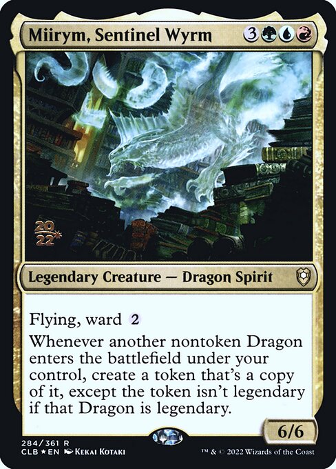 Miirym, Sentinel Wyrm — art by Kekai Kotaki