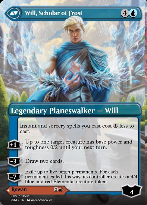 Rowan, Scholar of Sparks // Will, Scholar of Frost — art by Anna Steinbauer