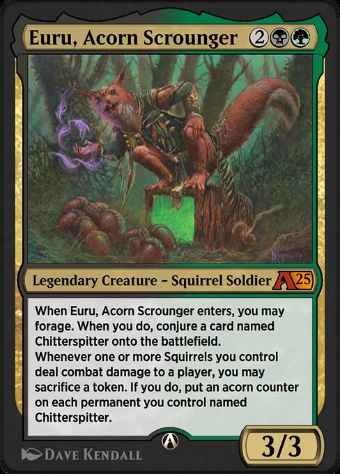 Euru, Acorn Scrounger — art by Dave Kendall