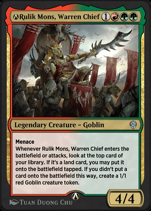 A-Rulik Mons, Warren Chief — art by Tuan Duong Chu