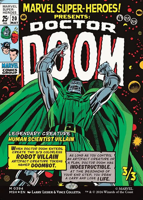 Doctor Doom — art by Larry Lieber & Vince Colletta