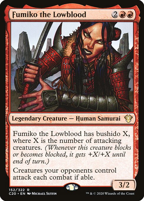 Fumiko the Lowblood — art by Michael Sutfin
