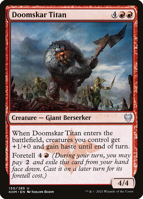 Doomskar Titan — art by Johann Bodin