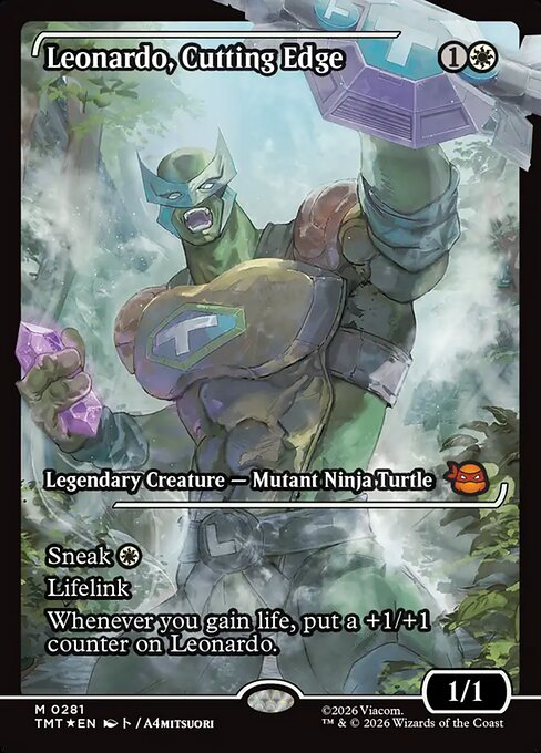 Leonardo, Cutting Edge — art by A4Mitsuori
