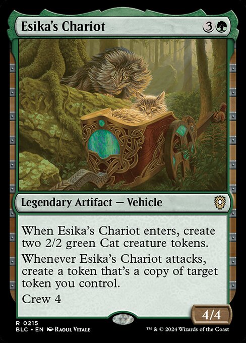 Esika's Chariot — art by Raoul Vitale