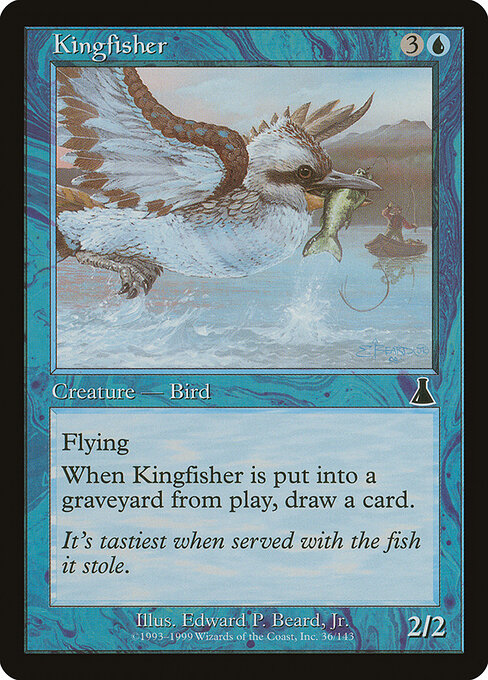Kingfisher — art by Edward P. Beard, Jr.