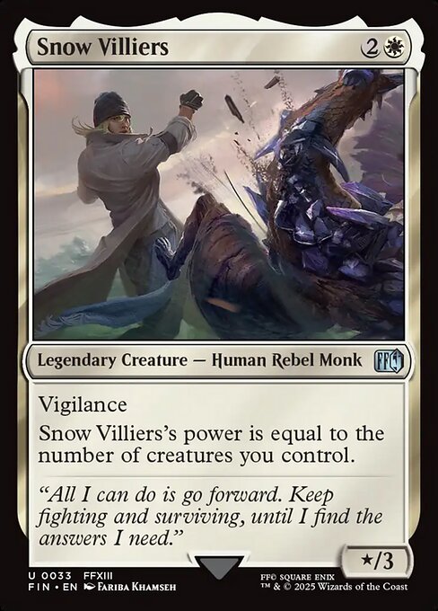 Snow Villiers — art by Fariba Khamseh