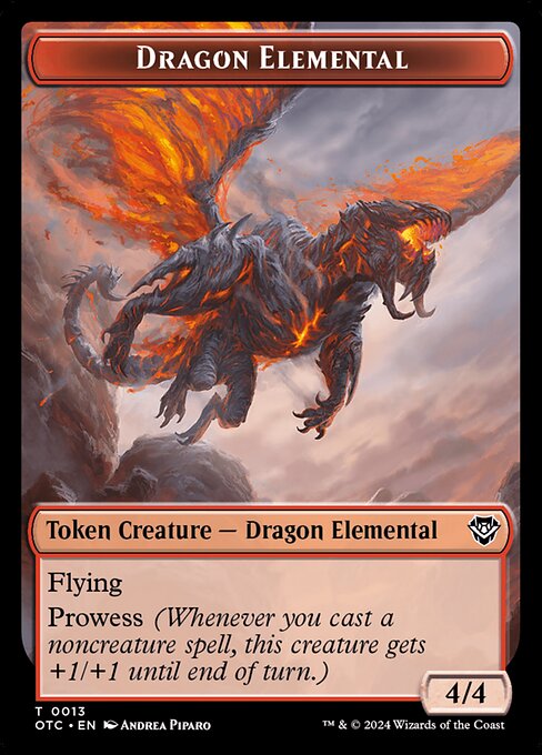 Dragon Elemental — art by Andrea Piparo