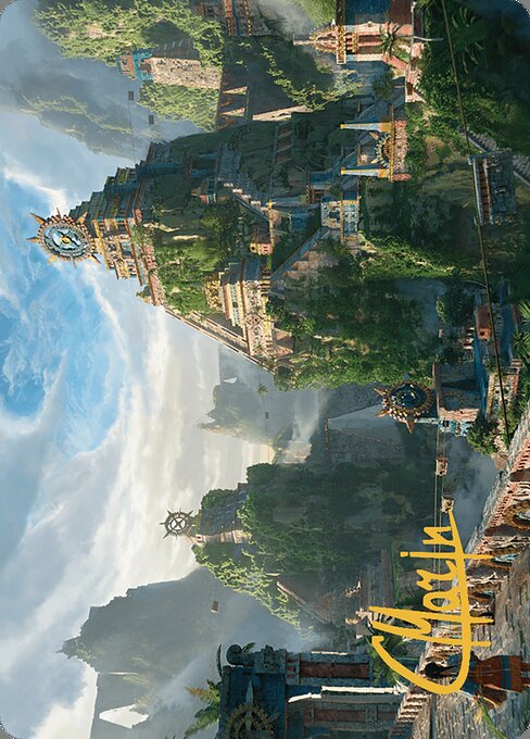 Clifftop Retreat // Clifftop Retreat — art by Constantin Marin